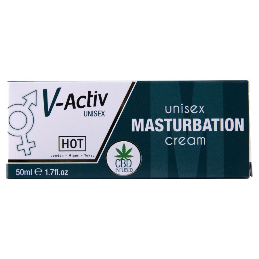 HOT - CREMA PER LA MASTURBAZIONE CON CBD - UNISEX 100ML - HOT | Lingerie Harness Boutique