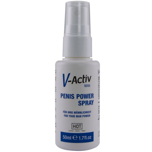 HOT - V-ACTIV PENIS POWER SPRAY PER UOMO 50 ML - HOT | Lingerie Harness Boutique