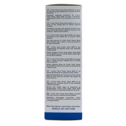 HOT - V-ACTIV PENIS POWER SPRAY PER UOMO 50 ML - HOT | Lingerie Harness Boutique