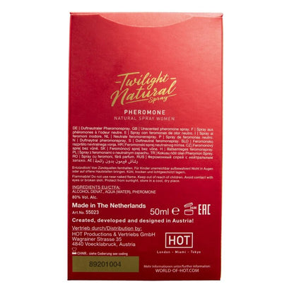 HOT - TWILIGHT PHEROMONE NATURALE DONNA 50 ML - HOT | Lingerie Harness Boutique