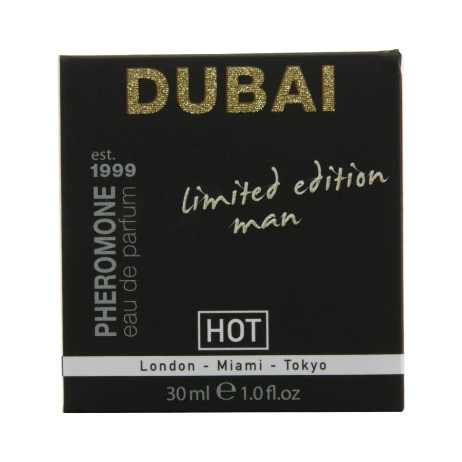 HOT - PROFUMO AI FEROMONI DUBAI EDIZIONE LIMITATA UOMO 30 ML - HOT | Lingerie Harness Boutique