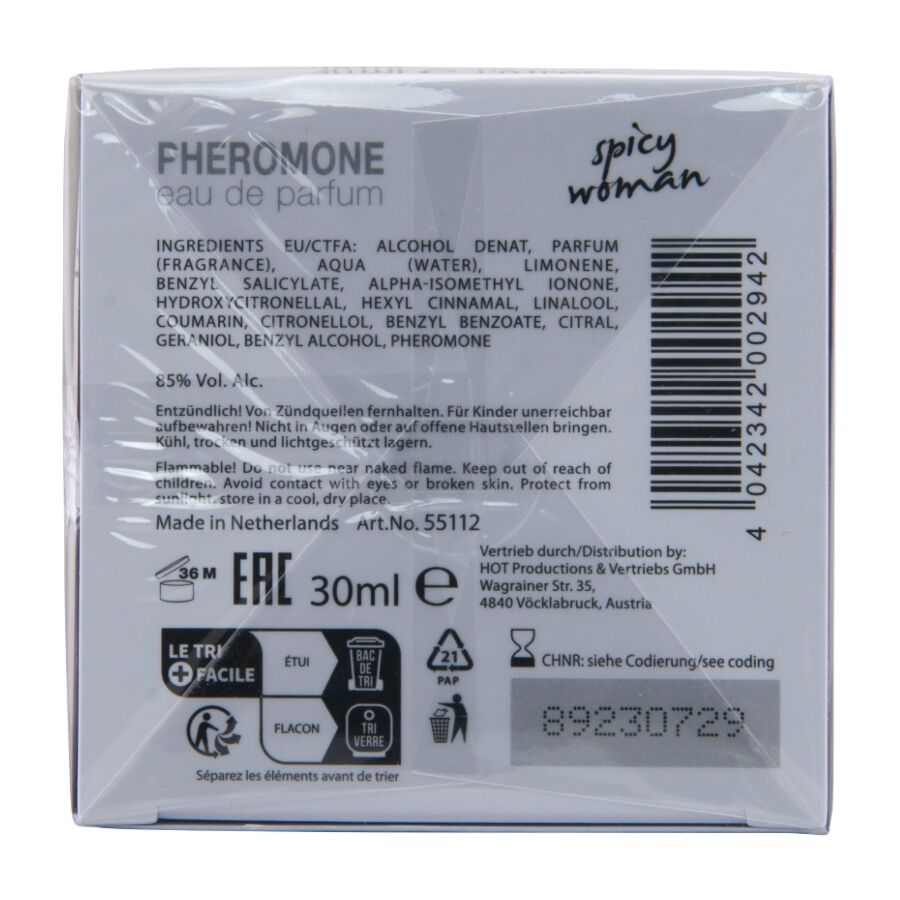 HOT - PROFUMO AI FEROMONI MIAMI SPICY WOMAN 30 ML - HOT | Lingerie Harness Boutique