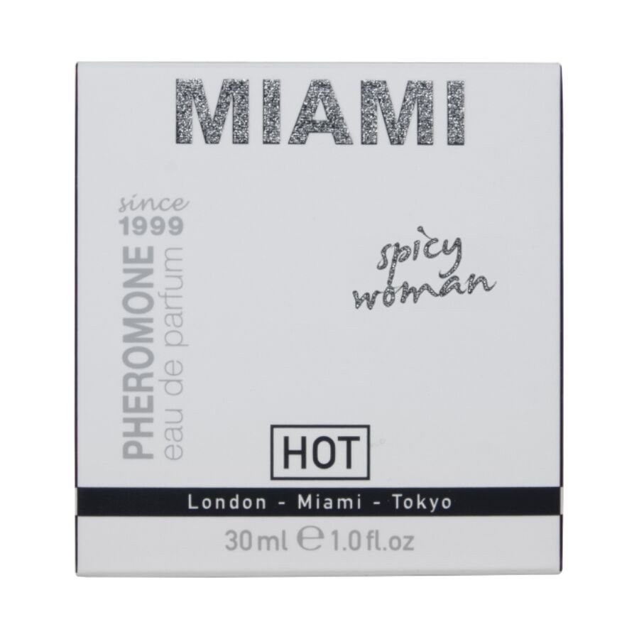 HOT - PROFUMO AI FEROMONI MIAMI SPICY WOMAN 30 ML - HOT | Lingerie Harness Boutique