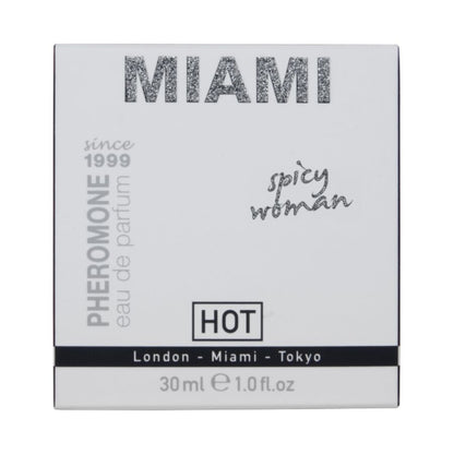HOT - PROFUMO AI FEROMONI MIAMI SPICY WOMAN 30 ML - HOT | Lingerie Harness Boutique