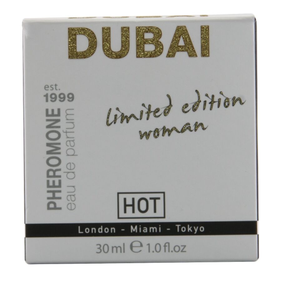 HOT - PROFUMO AI FEROMONI DUBAI EDIZIONE LIMITATA DONNA 30 ML - HOT | Lingerie Harness Boutique