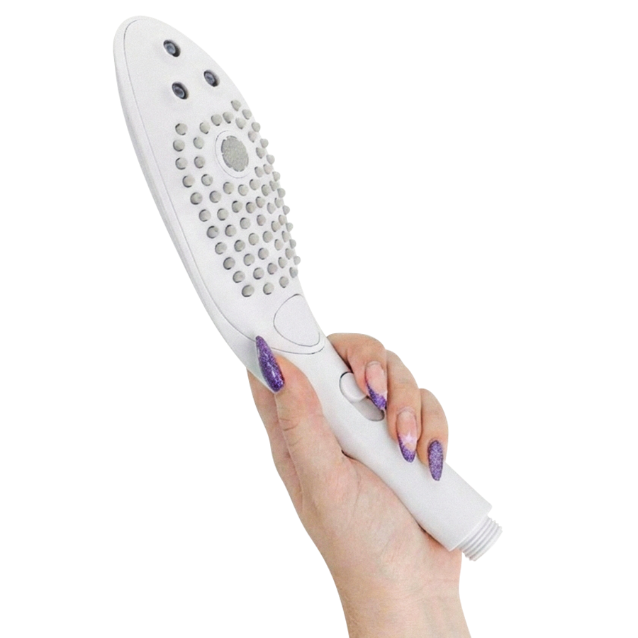 WOMANIZER - SOFFIONE DOCCIA STIMOLANTE CLITORIDEO WAVE BIANCO - WOMANIZER | Lingerie Harness Boutique