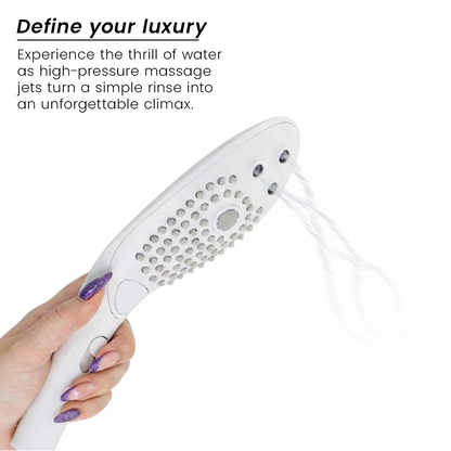 WOMANIZER - SOFFIONE DOCCIA STIMOLANTE CLITORIDEO WAVE BIANCO - WOMANIZER | Lingerie Harness Boutique