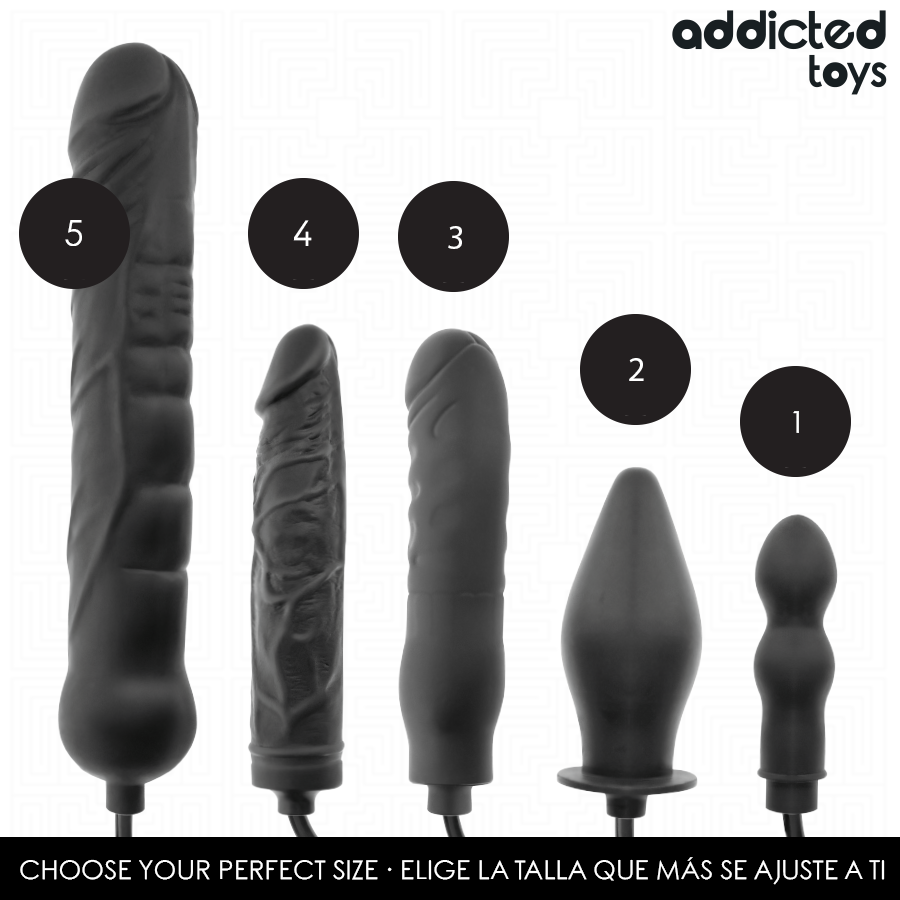 ADDICTED TOYS - PLUG ANALE GONFIABILE MODELLO 2 - ADDICTED TOYS | Lingerie Harness Boutique