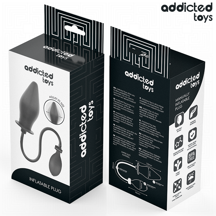 ADDICTED TOYS - PLUG ANALE GONFIABILE MODELLO 2 - ADDICTED TOYS | Lingerie Harness Boutique