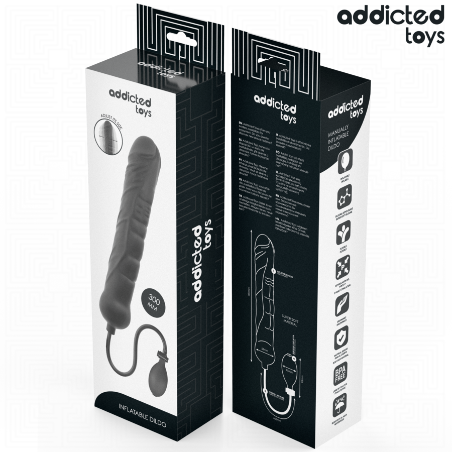 ADDICTED TOYS - DILDO GONFIABILE MODELLO XL 5 - ADDICTED TOYS | Lingerie Harness Boutique