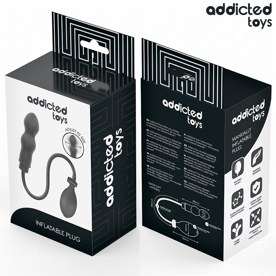 ADDICTED TOYS - PLUG ANALE GONFIABILE MODELLO 1 - ADDICTED TOYS | Lingerie Harness Boutique