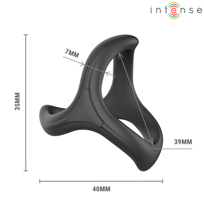 INTENSE - ALFIE ANELLO PER PENE TRIPLO REGOLABILE MODELLO 6 - INTENSE FOR HIM | Lingerie Harness Boutique