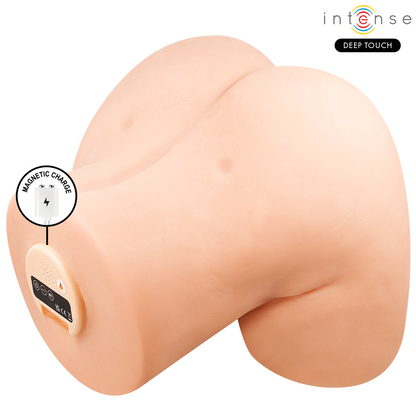 INTENSE DEEP TOUCH - JULIA MASTURBATORE VAGINALE CON ASPIRAZIONE, CALORE, VIBRAZIONE ED EFFETTI VOCALI CON TELECOMANDO 9 KG - INTENSE BODIES & MASTURBATORS | Lingerie Harness Boutique