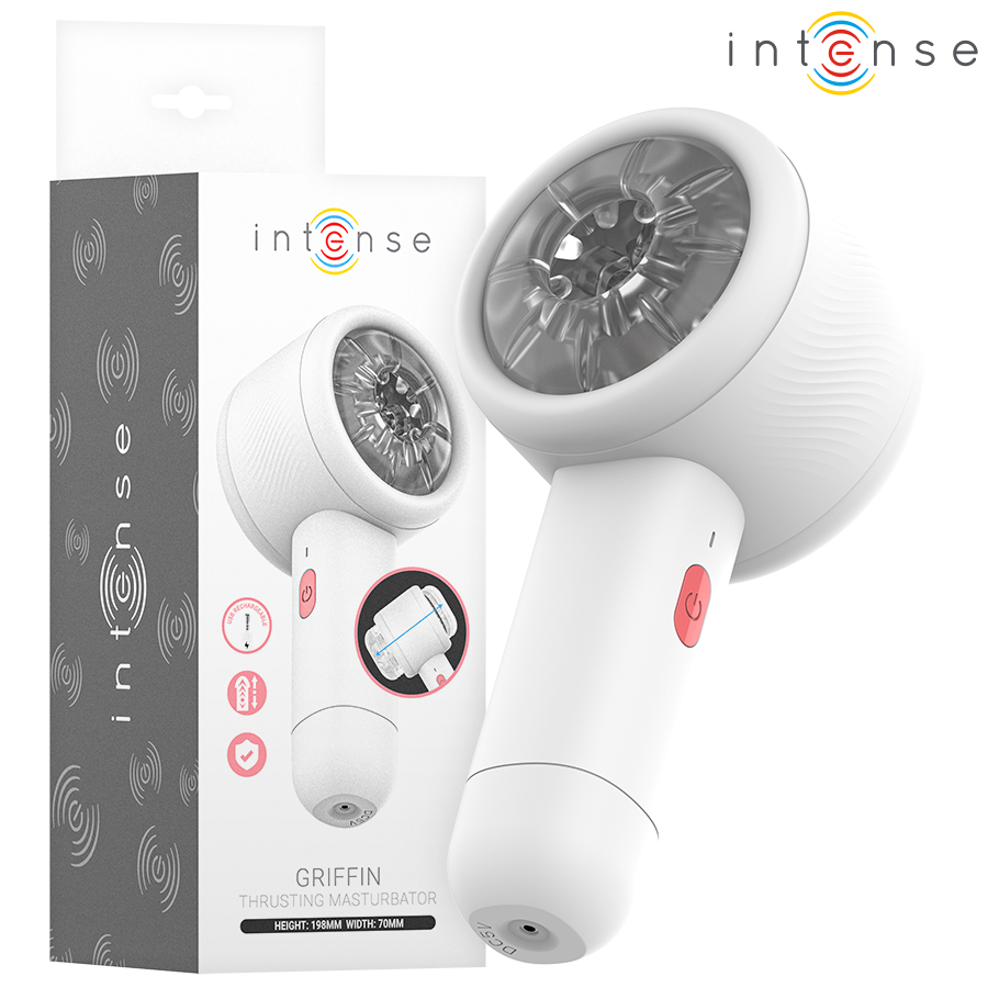 INTENSE - MASTURBATORE GRIFFIN CON SPINTA AVANZATA - INTENSE TOYS | Lingerie Harness Boutique