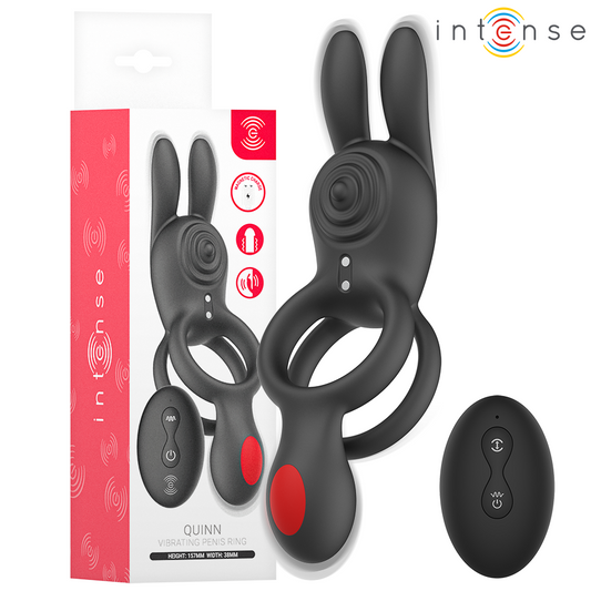 INTENSE - QUINN ANELLO A DOPPIA VIBRAZIONE CON TELECOMANDO - INTENSE COUPLES TOYS | Lingerie Harness Boutique