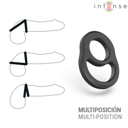 INTENSE - RICHARD DOPPIO ANELLO PER PENE MODELLO 1 - INTENSE FOR HIM | Lingerie Harness Boutique