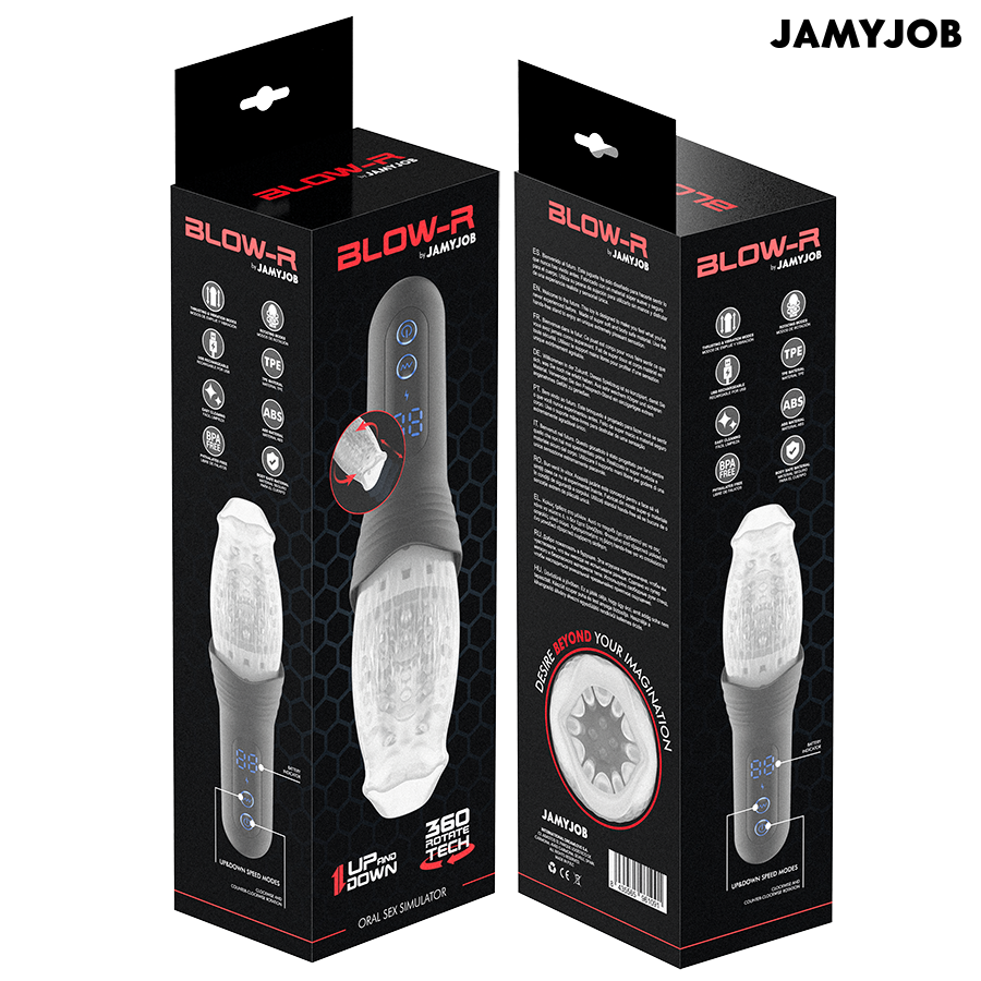 JAMYJOB - SPINJOB 2.0 MASTURBATORE CON SPINTA E ROTAZIONE - JAMYJOB | Lingerie Harness Boutique