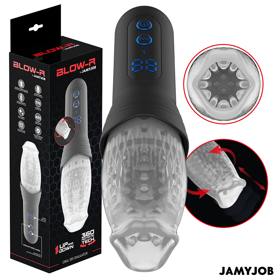 JAMYJOB - SPINJOB 2.0 MASTURBATORE CON SPINTA E ROTAZIONE - JAMYJOB | Lingerie Harness Boutique