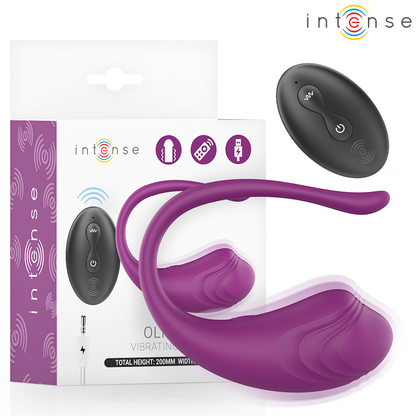 INTENSE - OLIVIA PURPLE UOVO VIBRANTE CON TELECOMANDO - INTENSE REMOTE CONTROL | Lingerie Harness Boutique