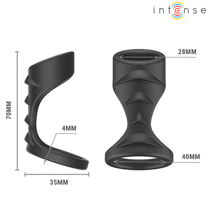 INTENSE - RORY ANELLO PER PENE REGOLABILE MODELLO 5 - INTENSE FOR HIM | Lingerie Harness Boutique