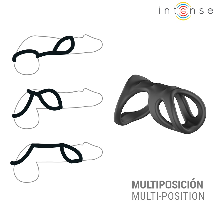 INTENSE - LIAM ANELLO PER PENE MODELLO 7 - INTENSE FOR HIM | Lingerie Harness Boutique