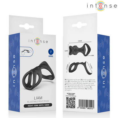 INTENSE - LIAM ANELLO PER PENE MODELLO 7 - INTENSE FOR HIM | Lingerie Harness Boutique