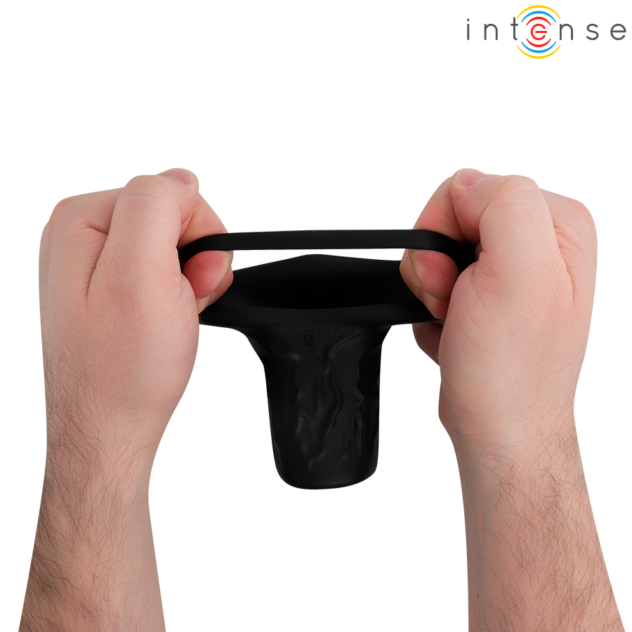 INTENSE - SEAN ANELLO PER PENE VIBRANTE REGOLABILE MODELLO 13 - INTENSE FOR HIM | Lingerie Harness Boutique