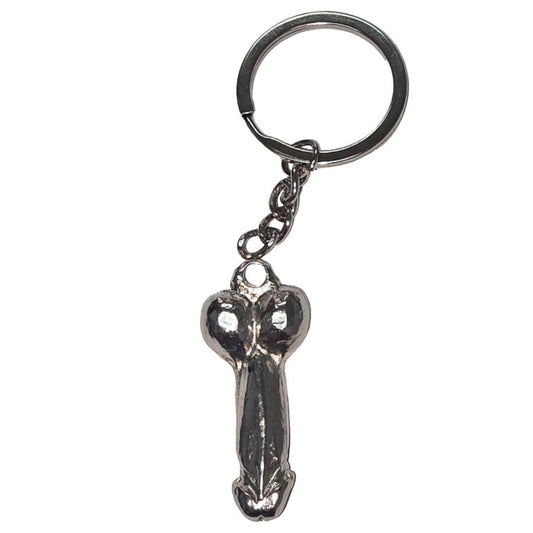 DIABLO PICANTE - PORTACHIAVI PENE IN METALLO ARGENTO - DIABLO PICANTE | Lingerie Harness Boutique