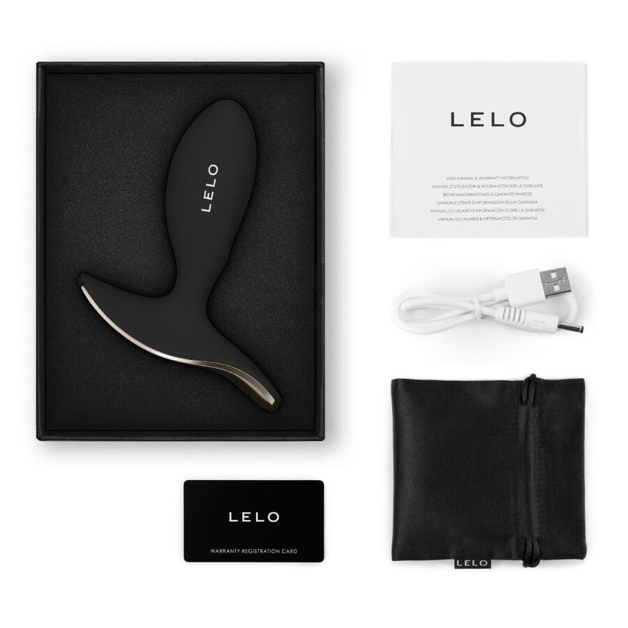 LELO - SURFER 2 UNISEX PLUG ANALE VIBRANTE NERO - LELO | Lingerie Harness Boutique