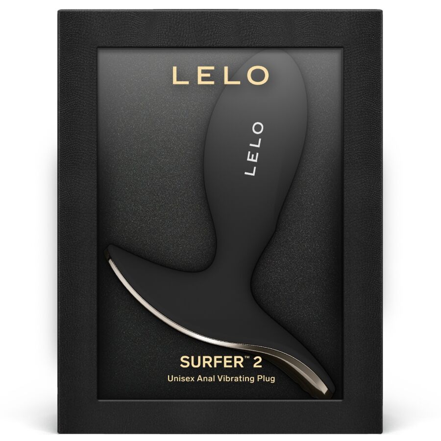 LELO - SURFER 2 UNISEX PLUG ANALE VIBRANTE NERO - LELO | Lingerie Harness Boutique