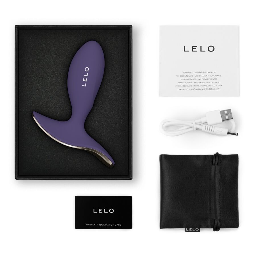LELO - SURFER 2 UNISEX ANAL VIBRATING PLUG CYBER PURPLE - LELO | Lingerie Harness Boutique