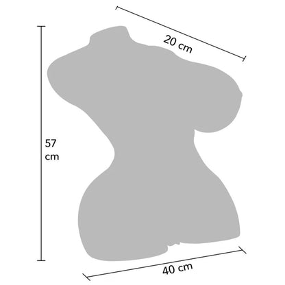 DESIDERIO NASCOSTO - MASTURBATORE FEMMINILE MEGA TROIA CON TORSO DA 22 KG - HIDDEN DESIRE | Lingerie Harness Boutique