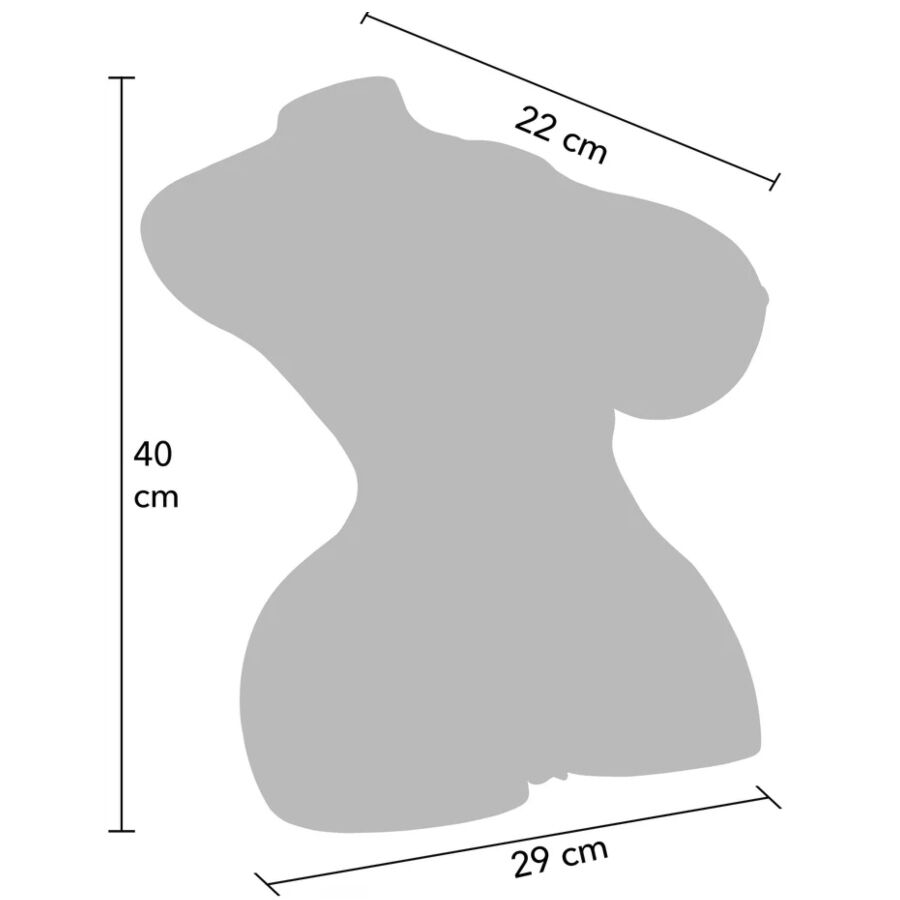 DESIDERIO NASCOSTO - TORSO DI CAGNA DA MUNGITURA ECCITATA MASTURBATORE FEMMINILE 10 KG - HIDDEN DESIRE | Lingerie Harness Boutique