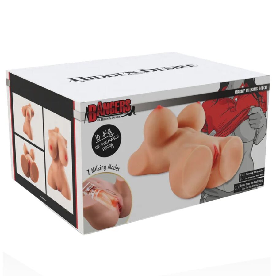 DESIDERIO NASCOSTO - TORSO DI CAGNA DA MUNGITURA ECCITATA MASTURBATORE FEMMINILE 10 KG - HIDDEN DESIRE | Lingerie Harness Boutique