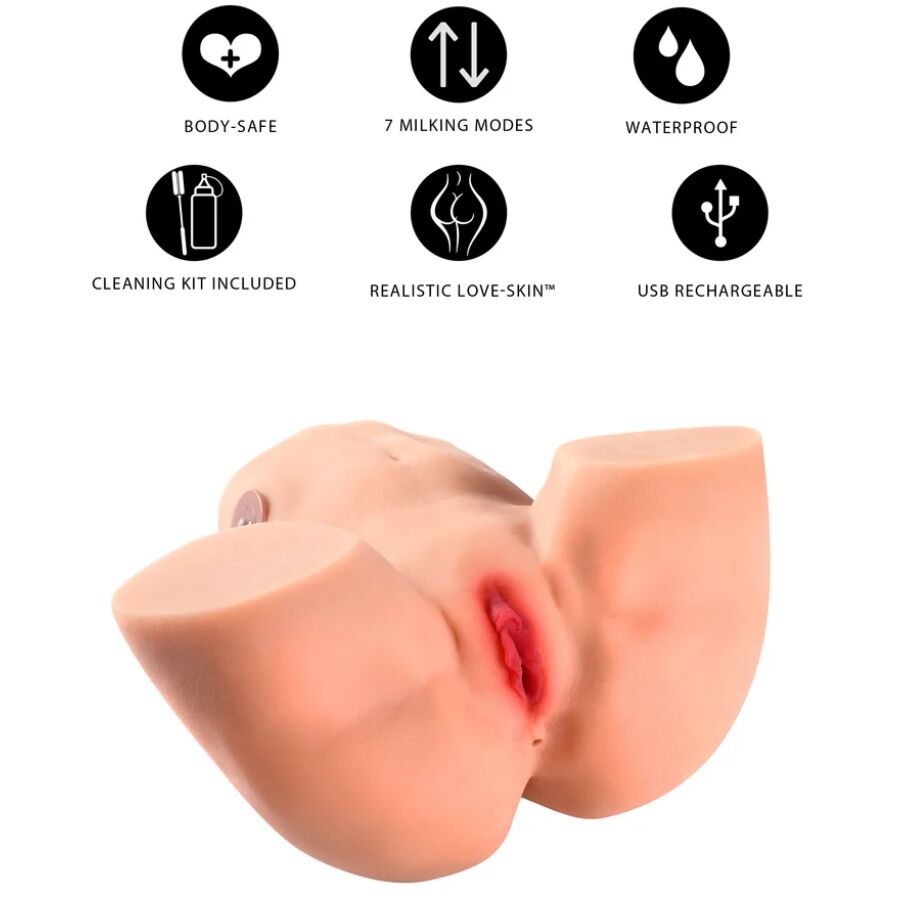 DESIDERIO NASCOSTO - MASTURBATORE FEMMINILE CON FIGA STRETTA DA MUNGITURA 6 KG - HIDDEN DESIRE | Lingerie Harness Boutique