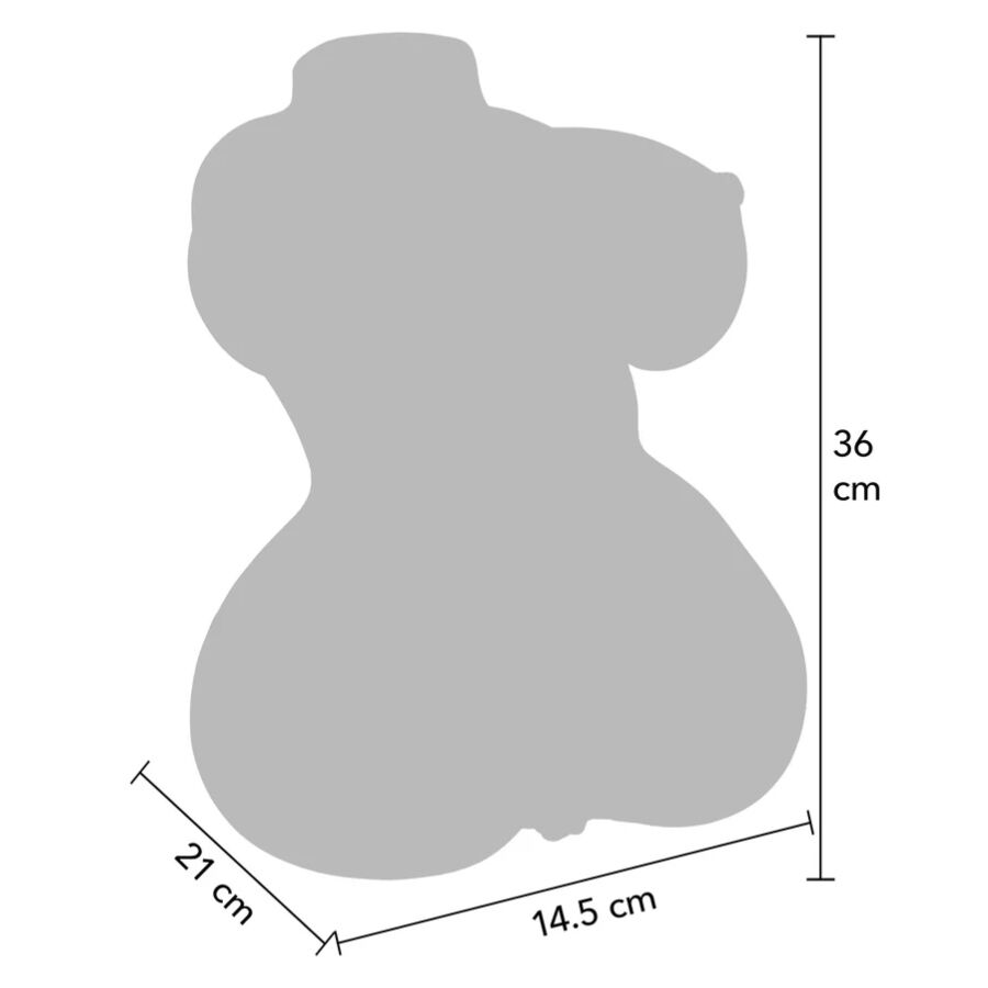 DESIDERIO NASCOSTO - MASTURBADOR VAGINA E ANO DOPPIO D SUCCOSO 5 KG - HIDDEN DESIRE | Lingerie Harness Boutique