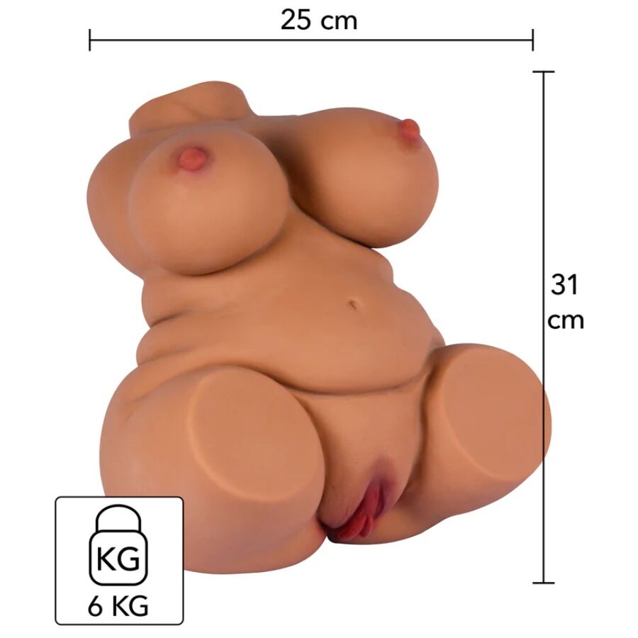HIDDEN DESIRE - FAT FUCK QUEEN TORSO MASTURBATORE FEMMINILE 6 KG - HIDDEN DESIRE | Lingerie Harness Boutique