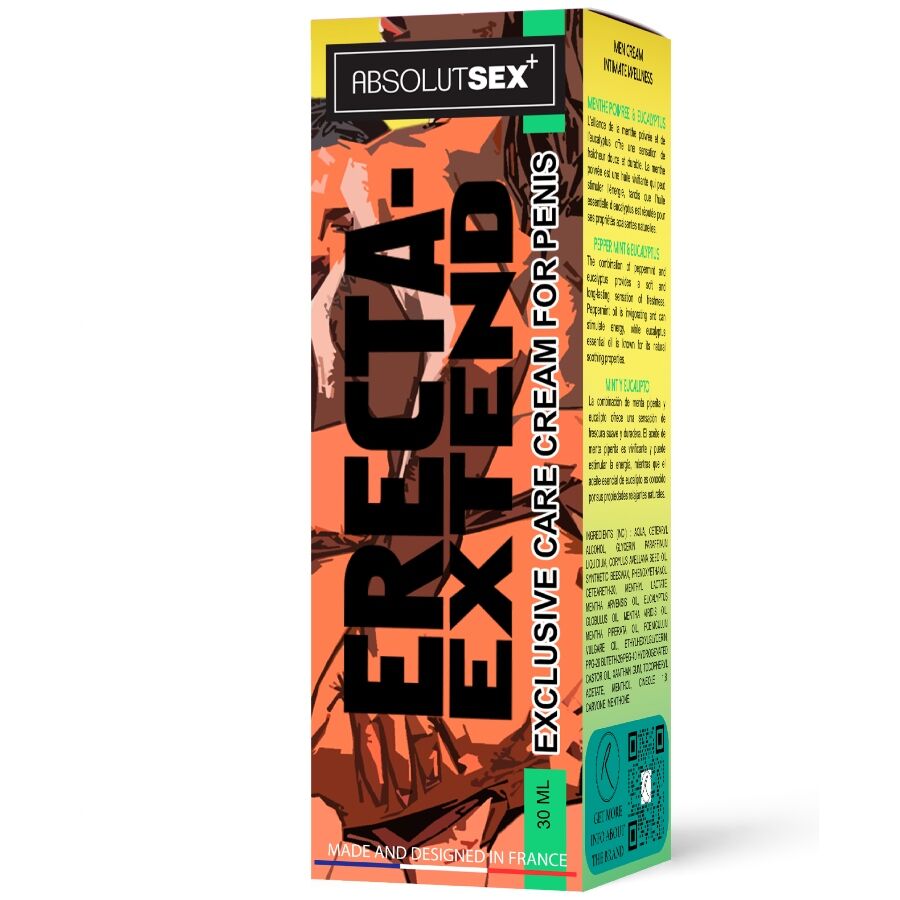 RUF - ERECTA EXTEND CREMA RITARDA E RINFRESCANTE 40ML - RUF | Lingerie Harness Boutique