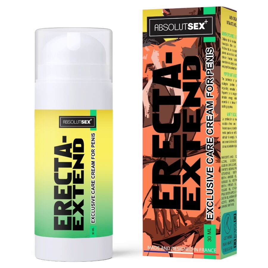RUF - ERECTA EXTEND CREMA RITARDA E RINFRESCANTE 40ML - RUF | Lingerie Harness Boutique