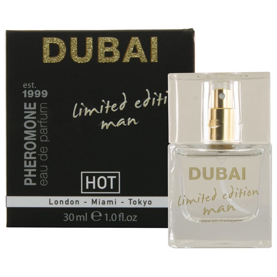 HOT - PROFUMO AI FEROMONI DUBAI EDIZIONE LIMITATA UOMO 30 ML - HOT | Lingerie Harness Boutique