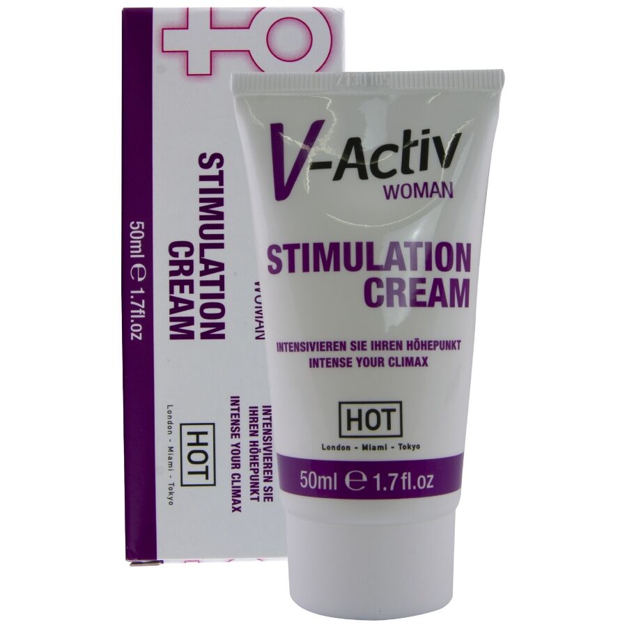 HOT - V-ACTIV CREMA STIMOLANTE DONNA 50 ML - HOT | Lingerie Harness Boutique