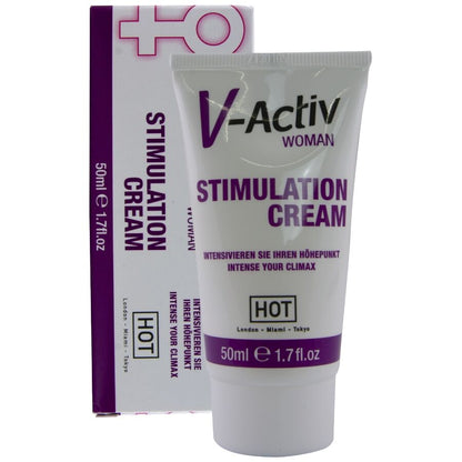 HOT - V-ACTIV CREMA STIMOLANTE DONNA 50 ML - HOT | Lingerie Harness Boutique