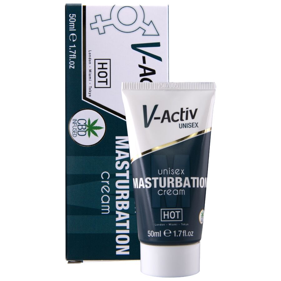 HOT - CREMA PER LA MASTURBAZIONE CON CBD - UNISEX 100ML - HOT | Lingerie Harness Boutique