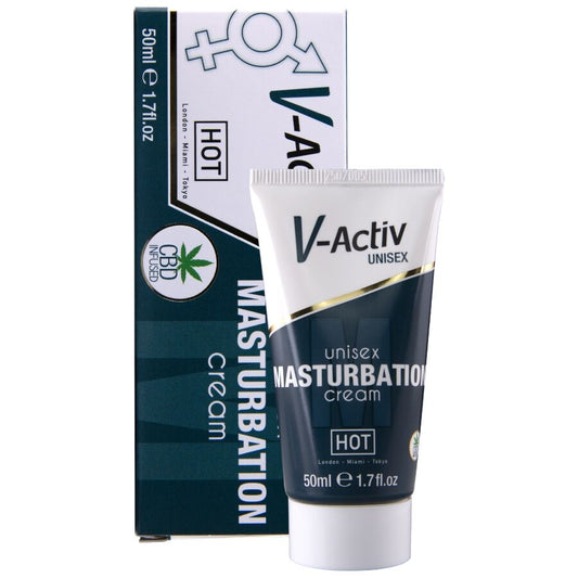HOT - CREMA PER LA MASTURBAZIONE CON CBD - UNISEX 100ML - HOT | Lingerie Harness Boutique