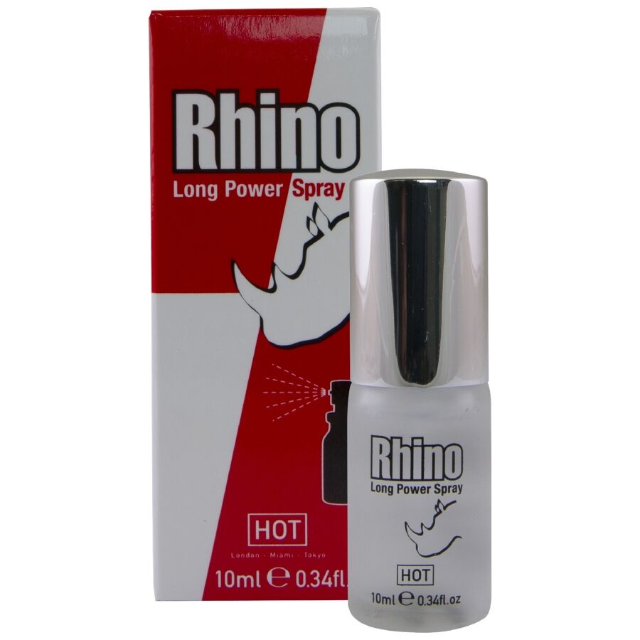 HOT - RHINO SPRAY A LUNGA POTENZA 10 ML - HOT | Lingerie Harness Boutique