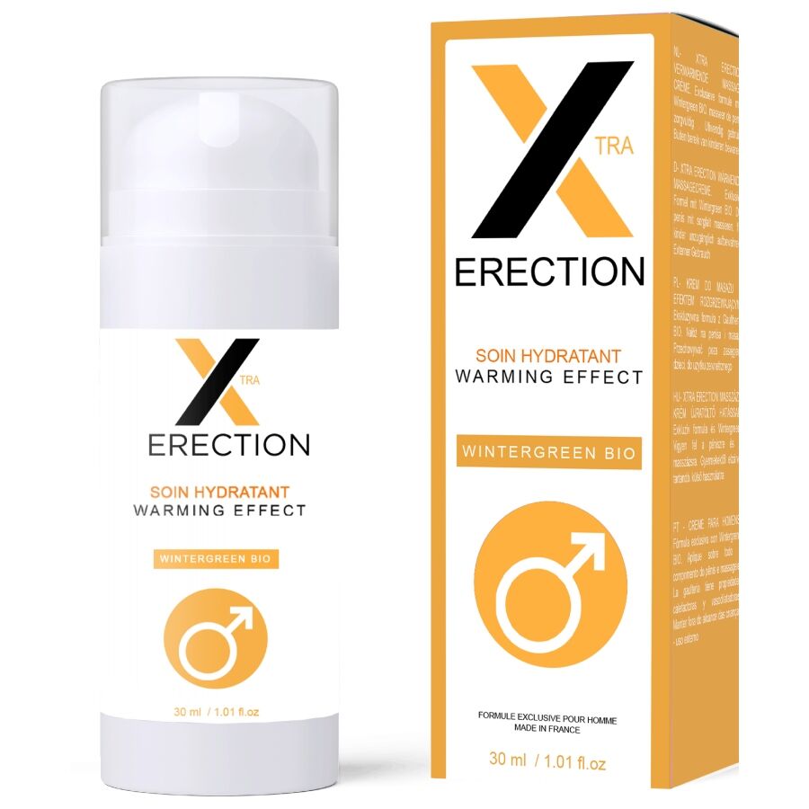 RUF - X ERECTION CREMA EREZIONE EFFETTO CALORE 30 ML - RUF | Lingerie Harness Boutique
