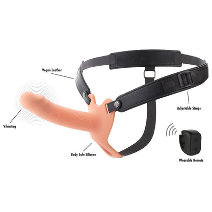HIDDEN DESIRE - INFERNO VIBRANTE GUAINA PER PENE STRAP-ON 16 CM - HIDDEN DESIRE | Lingerie Harness Boutique