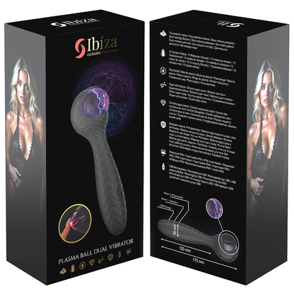 IBIZA - VIBRATORE E STIMOLATORE A SFERA DI PLASMA - IBIZA TECHNOLOGY | Lingerie Harness Boutique