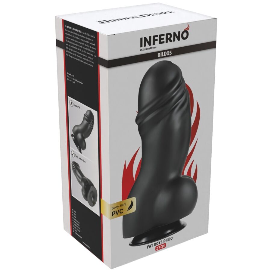 HIDDEN DESIRE - INFERNO DILDO FAT BOYS 27 CM - HIDDEN DESIRE | Lingerie Harness Boutique