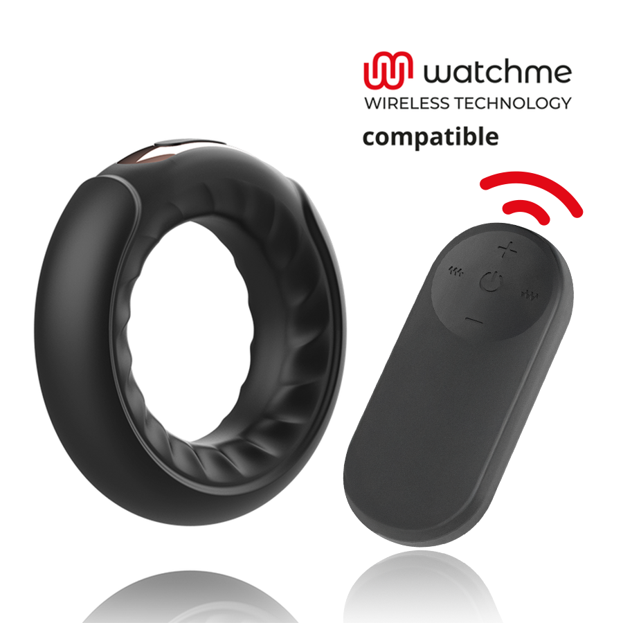 ANBIGUO - ANELLO VIBRANTE ADRIANO COMPATIBILE CON TECNOLOGIA WIRELESS WATCHME - ANBIGUO | Lingerie Harness Boutique